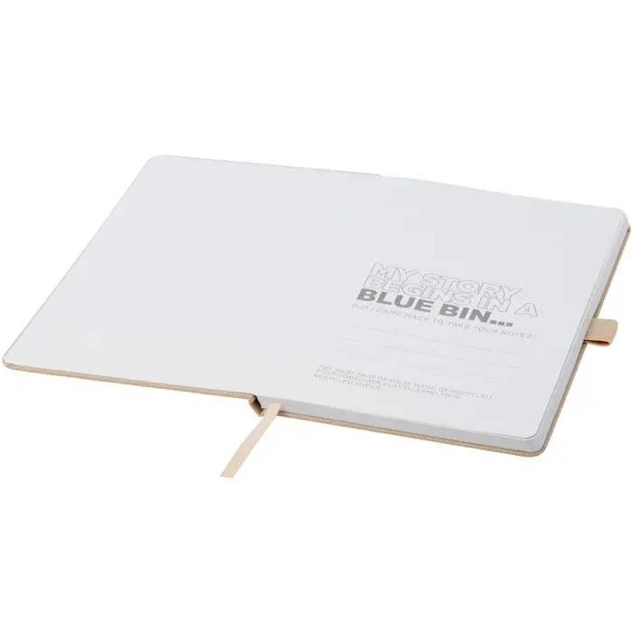 Libreta de papel reciclado A5 con tapa de PET reciclado Plástico PET reciclado - Fera miniatura 5