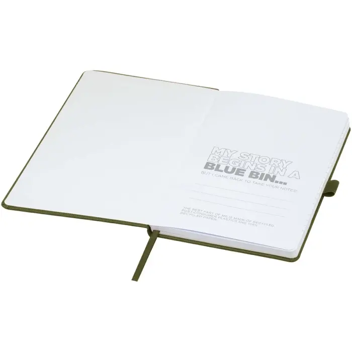 Libreta de papel reciclado A5 con tapa de PET reciclado Plástico PET reciclado - Fera miniatura 5