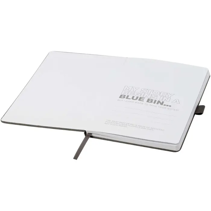 Libreta de papel reciclado A5 con tapa de PET reciclado Plástico PET reciclado - Fera miniatura 5