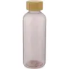 Botella de plástico reciclado de 650 ml Plástico PET reciclado, Madera de bambú, Plástico PP - Defi