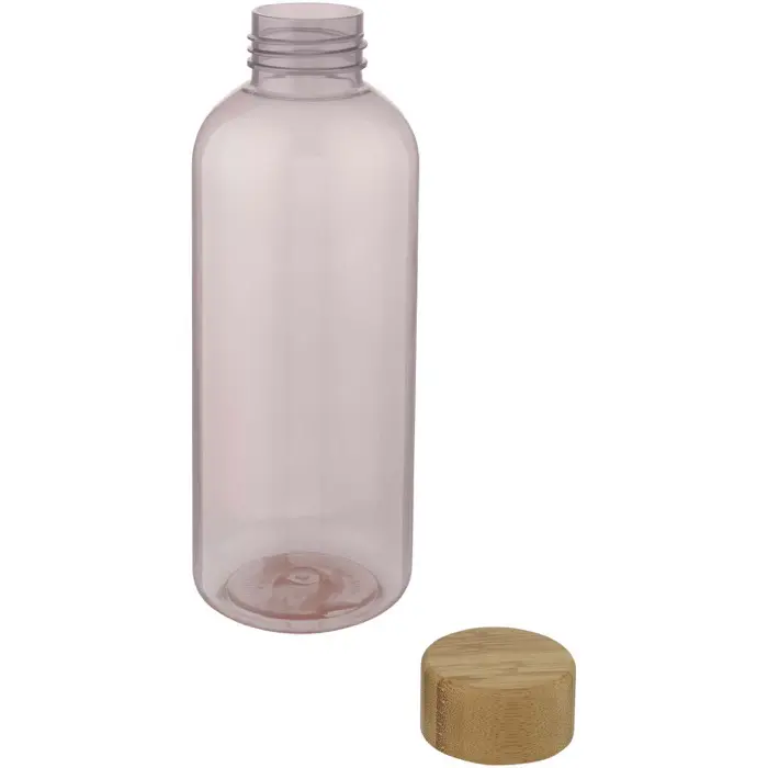 Botella de plástico reciclado de 650 ml Plástico PET reciclado, Madera de bambú, Plástico PP - Defi miniatura 4