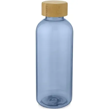 Botella de plástico reciclado de 650 ml Plástico PET reciclado, Madera de bambú, Plástico PP - Defi