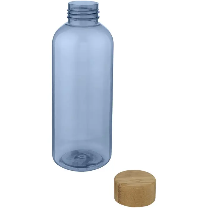 Botella de plástico reciclado de 650 ml Plástico PET reciclado, Madera de bambú, Plástico PP - Defi miniatura 4
