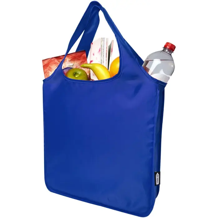 Bolsa Tote plegable grande de PET reciclado 210D Poliéster reciclado - Jisa miniatura 4