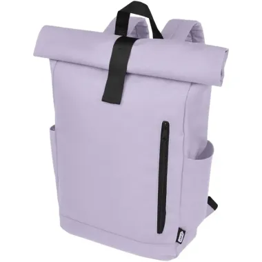 Mochila enrollable de 15,6" GRS RPET de 18 L 600D Poliéster reciclado con certificado GRS - Esyi