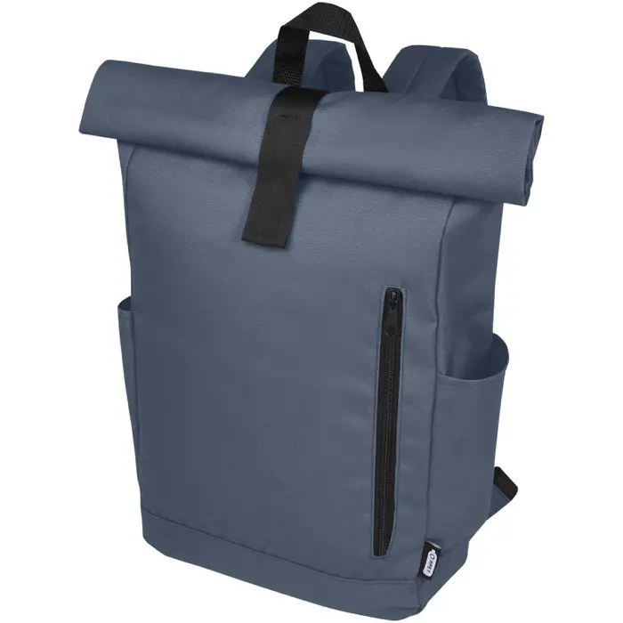 Mochila enrollable de 15,6" GRS RPET de 18 L 600D Poliéster reciclado con certificado GRS - Esyi miniatura 1