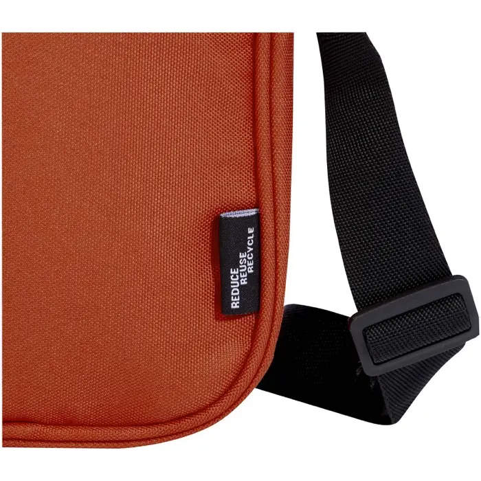 Bandolera de material reciclado GRS de 2 l Poliéster reciclado con certificado GRS - Ezxe miniatura 4