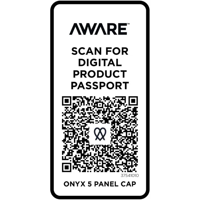 Gorra de material reciclado de cinco paneles Aware™ Sarga gruesa de algodón cepillado 70% Algodón reciclado, 30% Poliéster reciclado, 240 g/m2 - Ilmo miniatura 4