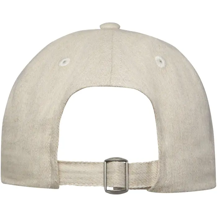 Gorra de material reciclado de cinco paneles Aware™ Sarga gruesa de algodón cepillado 70% Algodón reciclado, 30% Poliéster reciclado, 240 g/m2 - Ilmo miniatura 3