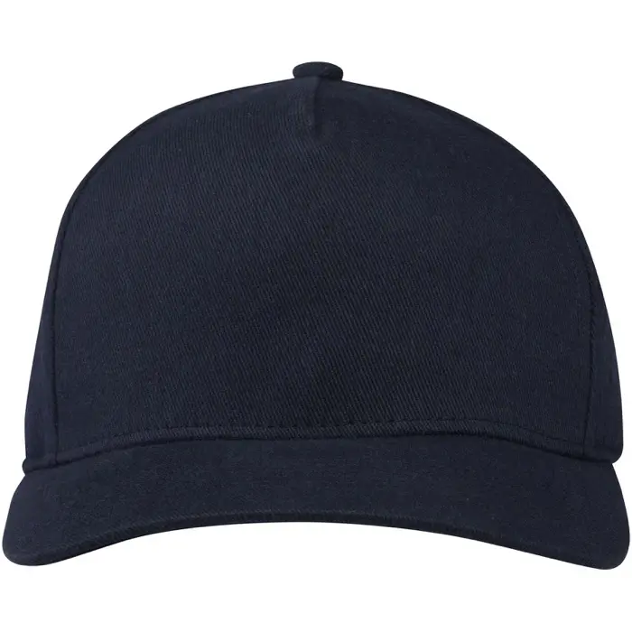 Gorra de material reciclado de cinco paneles Aware™ Sarga gruesa de algodón cepillado 70% Algodón reciclado, 30% Poliéster reciclado, 240 g/m2 - Ilmo miniatura 2