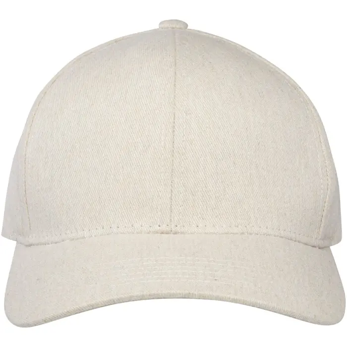 Gorra de material reciclado de seis paneles Aware™ Sarga gruesa de algodón cepillado 70% Algodón reciclado, 30% Poliéster reciclado, 240 g/m2 - Ubap miniatura 2
