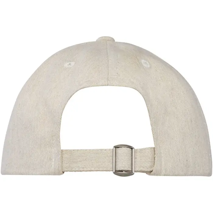 Gorra de material reciclado de seis paneles Aware™ Sarga gruesa de algodón cepillado 70% Algodón reciclado, 30% Poliéster reciclado, 240 g/m2 - Ubap miniatura 3
