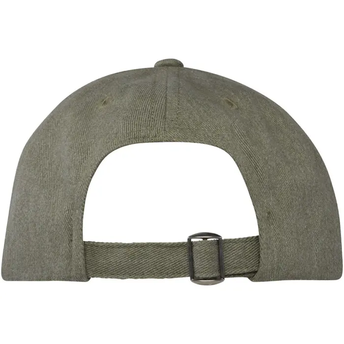 Gorra de material reciclado de seis paneles Aware™ Sarga gruesa de algodón cepillado 70% Algodón reciclado, 30% Poliéster reciclado, 240 g/m2 - Ubap miniatura 3