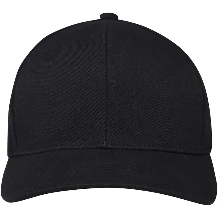 Gorra de material reciclado de seis paneles Aware™ Sarga gruesa de algodón cepillado 70% Algodón reciclado, 30% Poliéster reciclado, 240 g/m2 - Ubap miniatura 2