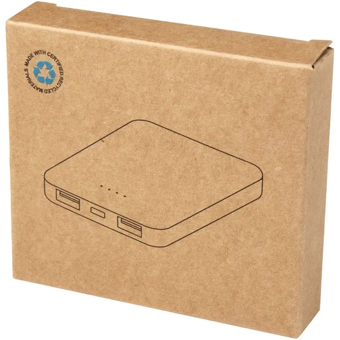 Batería externa tipo C de plástico reciclado de 5000 mAh Plástico ABS reciclado - Fuud miniatura 4