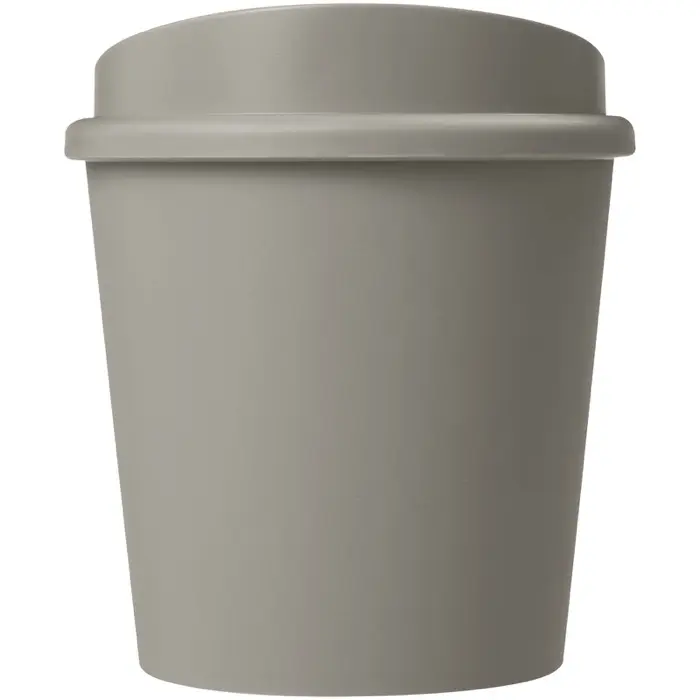 Vaso de 200 ml con tapa Plástico PP Bioplástico de caña de azúcar - Ovvi miniatura 2