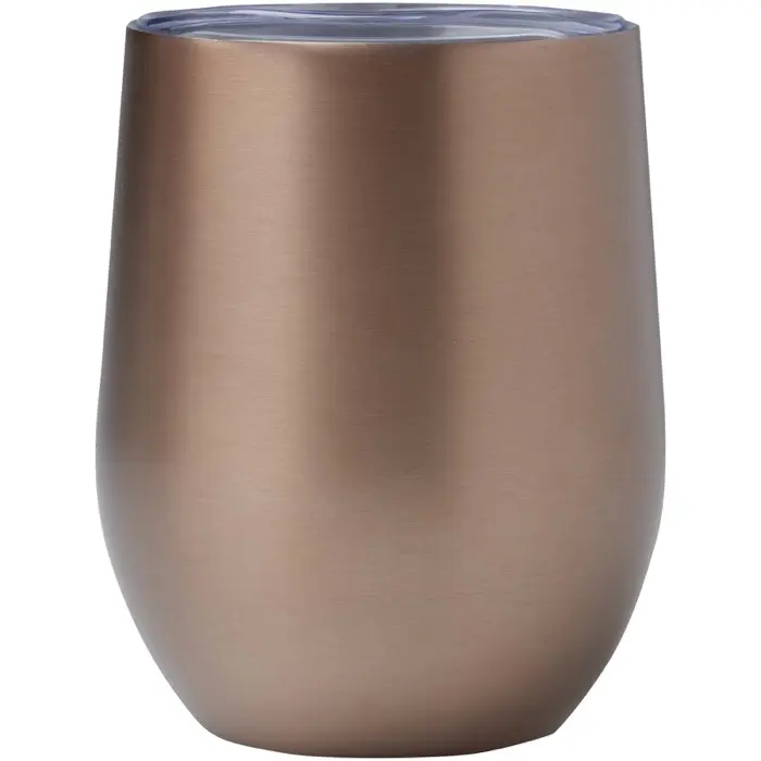 Taza con aislamiento de cobre de 350 ml de acero inóxidable reciclado con certificado RCS Acero inoxidable reciclado - Ergo miniatura 2