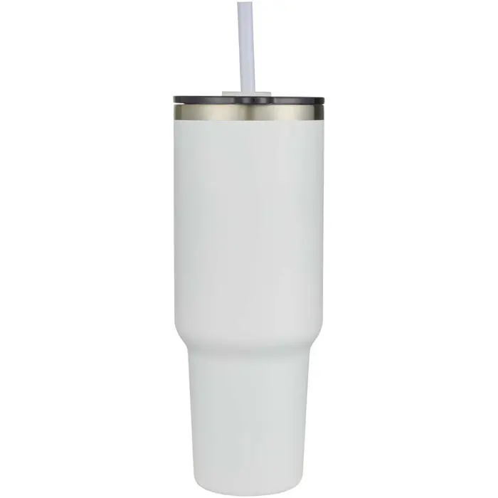 Vaso de cobre de 1200 ml con doble pared, pajita, aislamiento y certificado RCS Acero inoxidable reciclado - Apbo miniatura 2