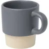 Taza de espresso apilable de 130 ml con fondo de arcilla Cerámica - Xiil