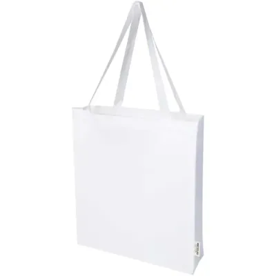 Bolsa Tote con refuerzos de algodón reciclado GRS de 140 g/m² Algodón reciclado certificado GRS, 140 g/m2 - Feun
