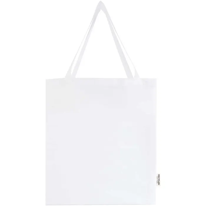 Bolsa Tote con refuerzos de algodón reciclado GRS de 140 g/m² Algodón reciclado certificado GRS, 140 g/m2 - Feun miniatura 2