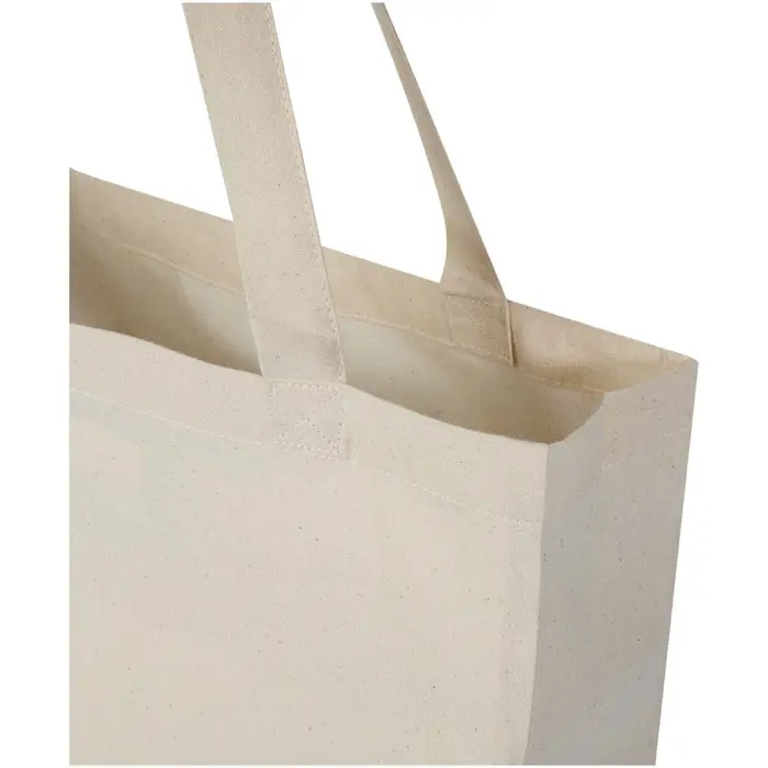 Bolsa Tote con refuerzos de algodón reciclado GRS de 140 g/m² Algodón reciclado certificado GRS, 140 g/m2 - Feun miniatura 4