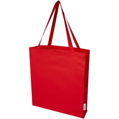 Bolsa Tote con refuerzos de algodón reciclado GRS de 140 g/m² Algodón reciclado certificado GRS, 140 g/m2 - Feun