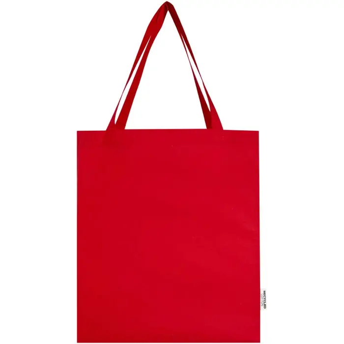 Bolsa Tote con refuerzos de algodón reciclado GRS de 140 g/m² Algodón reciclado certificado GRS, 140 g/m2 - Feun miniatura 2