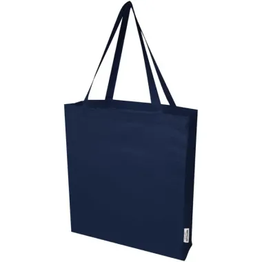 Bolsa Tote con refuerzos de algodón reciclado GRS de 140 g/m² Algodón reciclado certificado GRS, 140 g/m2 - Feun