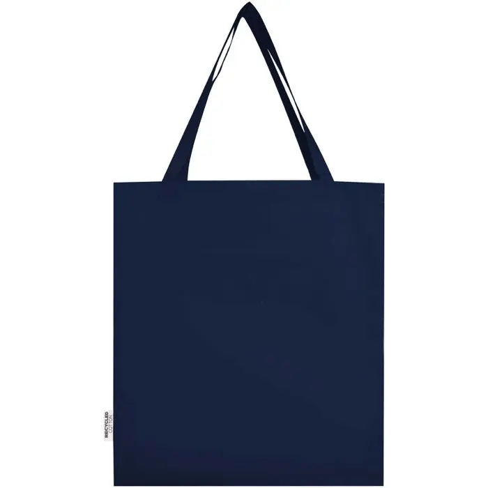 Bolsa Tote con refuerzos de algodón reciclado GRS de 140 g/m² Algodón reciclado certificado GRS, 140 g/m2 - Feun miniatura 3