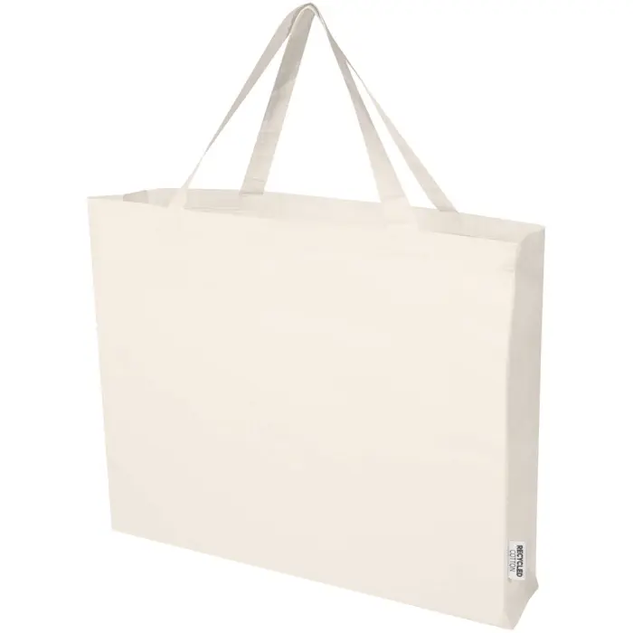Bolsa Tote de algodón reciclado GRS de 220 g/m² Algodón reciclado certificado GRS - Peot miniatura 1