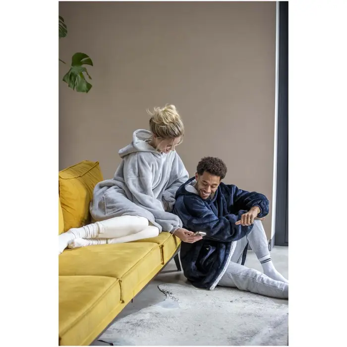 Manta con capucha GRS Sherpa Poliéster reciclado con certificado GRS, 190 g/m2 - Nofe miniatura 5