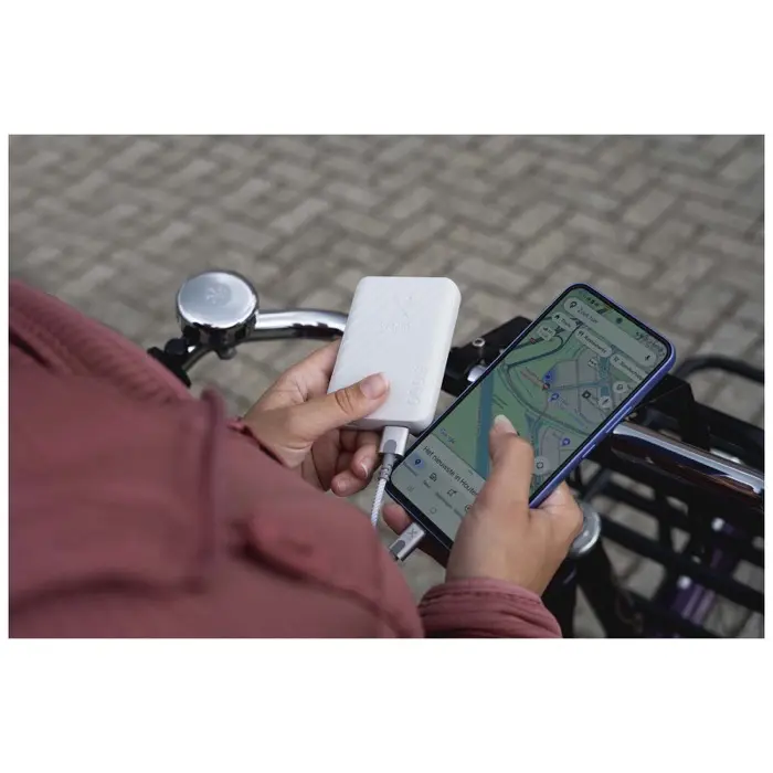 Batería externa de carga rápida de 12 W y 5000 mAh Plástico ABS reciclado - Cawa miniatura 9