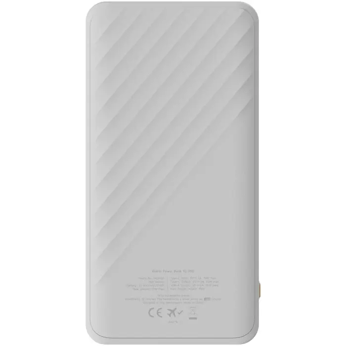 Batería externa de carga rápida de 15 W y 10 000 mAh Plástico ABS reciclado - Anes miniatura 3