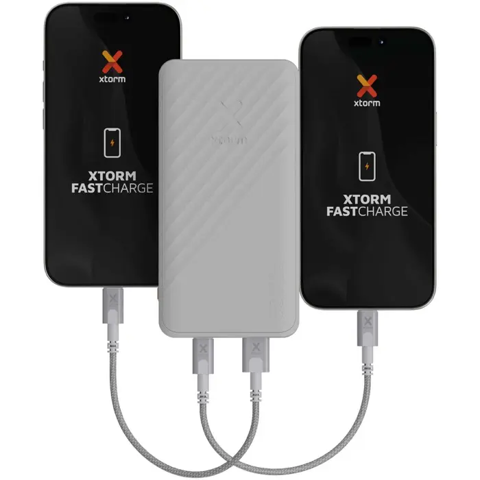 Batería externa de carga rápida de 15 W y 10 000 mAh Plástico ABS reciclado - Anes miniatura 6