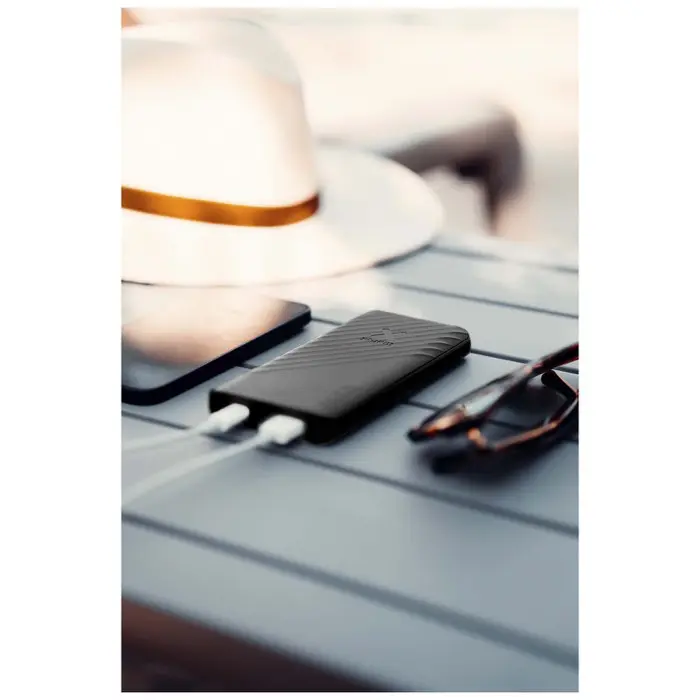Batería externa de carga rápida de 15 W y 10 000 mAh Plástico ABS reciclado - Anes miniatura 9