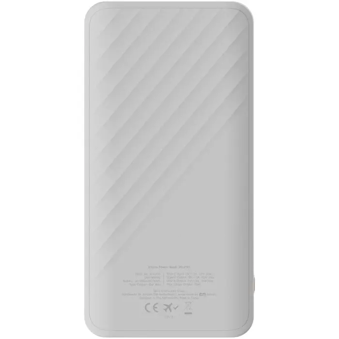 Batería externa de carga rápida de 15 W y 20 000 mAh Plástico ABS reciclado - Ixep miniatura 3