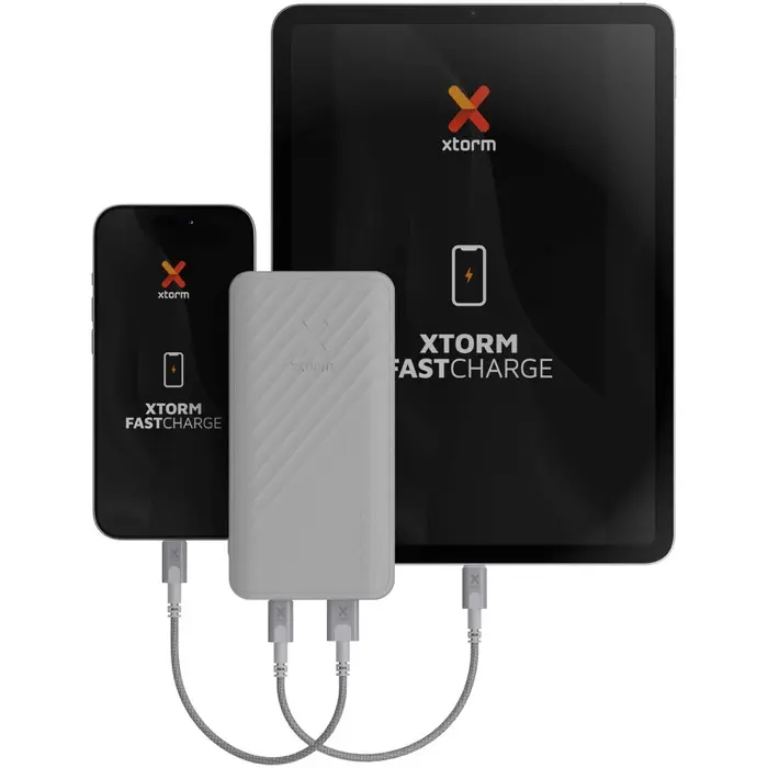 Batería externa de carga rápida de 15 W y 20 000 mAh Plástico ABS reciclado - Ixep miniatura 6