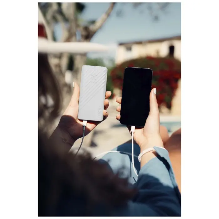 Batería externa de carga rápida de 15 W y 20 000 mAh Plástico ABS reciclado - Ixep miniatura 9