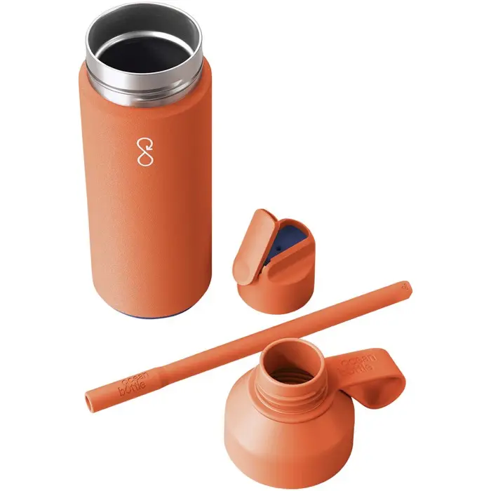 Botella de agua con aislamiento de 500 ml “Ocean Bottle GO” Acero inoxidable reciclado - Ogme miniatura 3