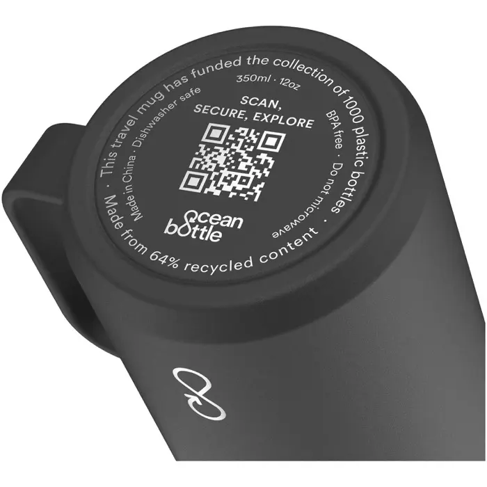 Taza de viaje isotérmica de 350 ml “Ocean Bottle” Acero inoxidable reciclado - Mued miniatura 6