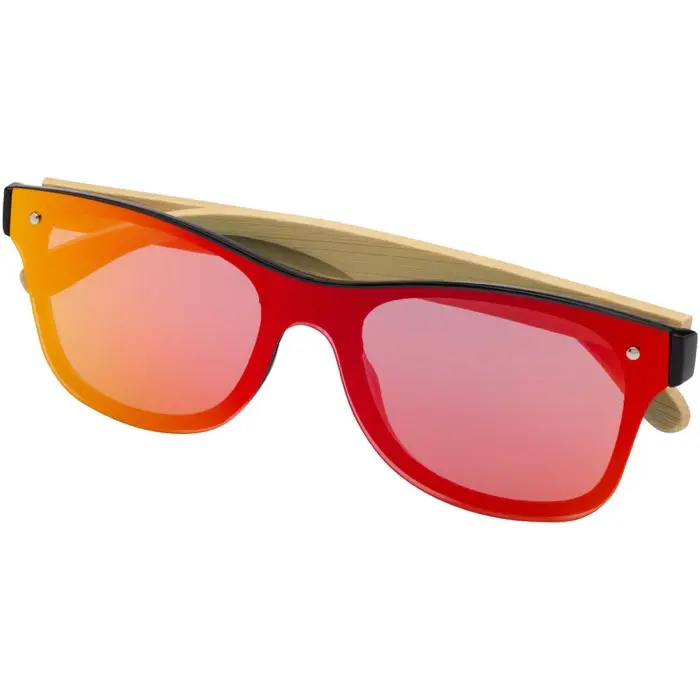 Gafas de sol con patillas de bambú Madera de bambú, Plástico PC - Alox miniatura 3