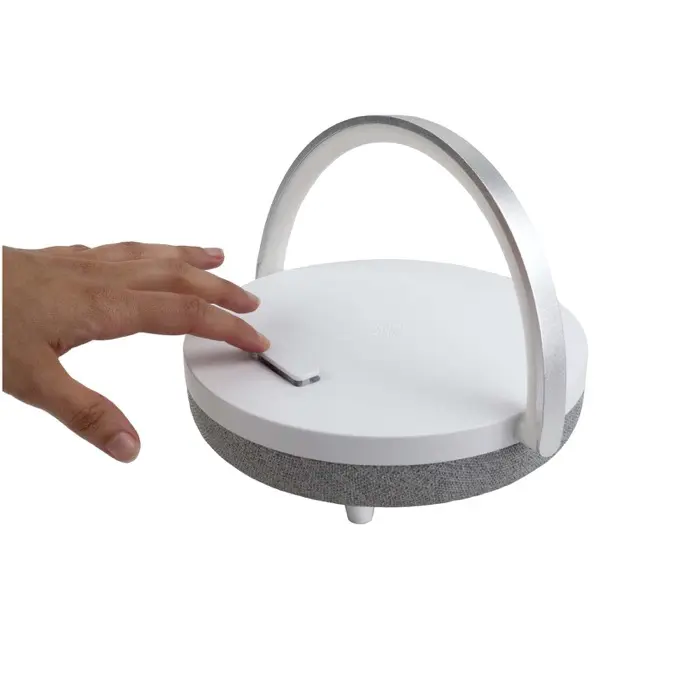 Altavoz Bluetooth® 4 en 1 de 10 W con luz LED y base de carga inalámbrica Plástico ABS - Woic miniatura 3