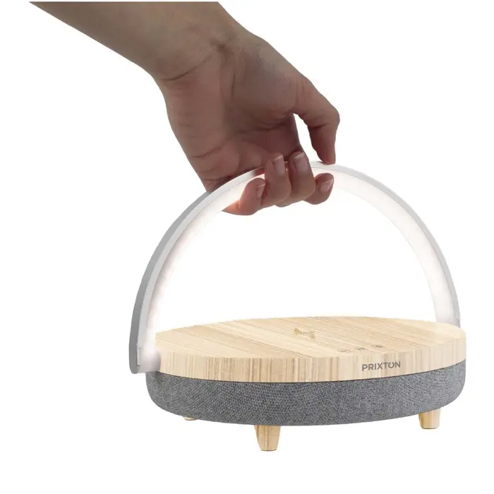 Altavoz Bluetooth® 4 en 1 de 10 W con luz LED y base de carga inalámbrica Plástico ABS - Woic miniatura 5