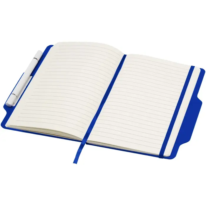 Libreta de tapa dura A5 con combinación de bolígrafo y lápiz Papel certificado FSC, Plástico de poliuretano - Ecib miniatura 4