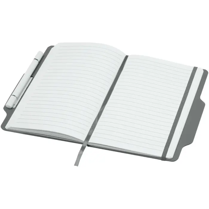 Libreta de tapa dura A5 con combinación de bolígrafo y lápiz Papel certificado FSC, Plástico de poliuretano - Ecib miniatura 4