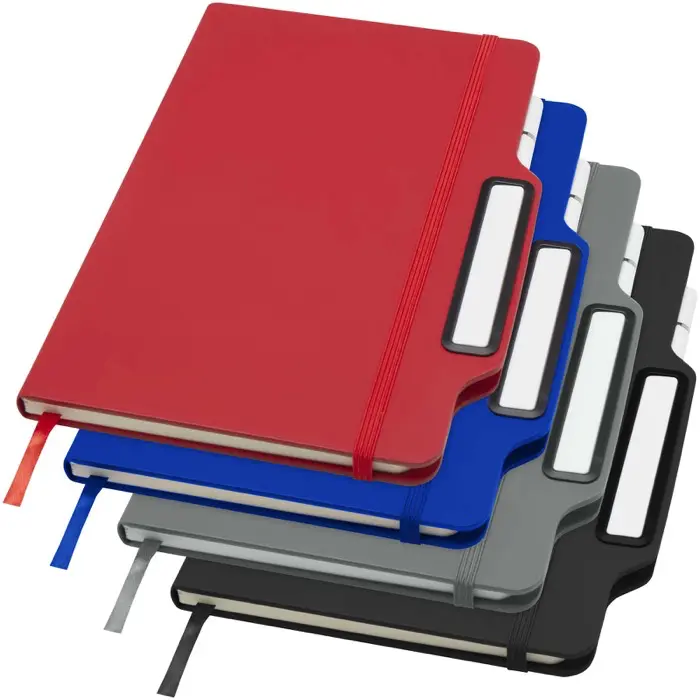 Libreta de tapa dura A5 con combinación de bolígrafo y lápiz Papel certificado FSC, Plástico de poliuretano - Ecib miniatura 8