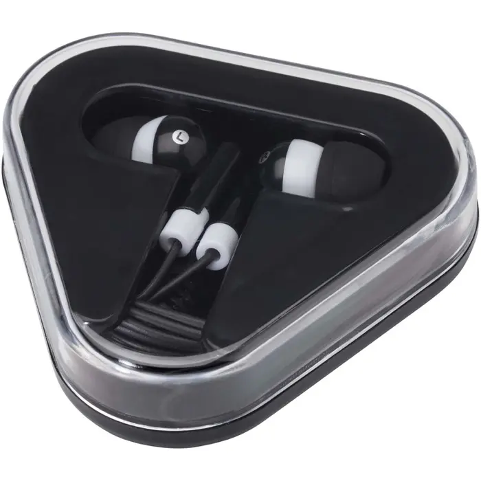 Auriculares con caja de plástico reciclado Plástico ABS reciclado - Epwi miniatura 1