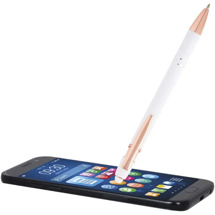 Bolígrafo con acabado en oro rosa Aluminio reciclado - Obpa miniatura 5