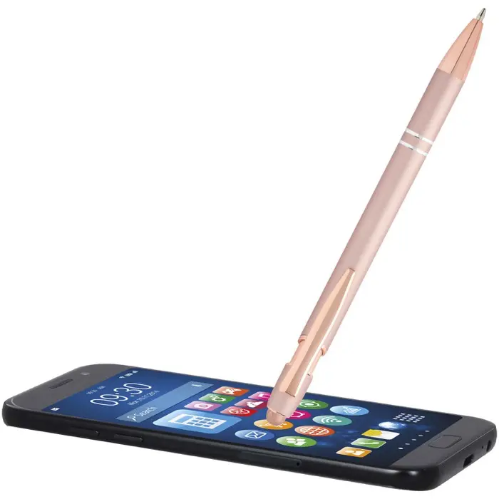 Bolígrafo con acabado en oro rosa Aluminio reciclado - Obpa miniatura 5